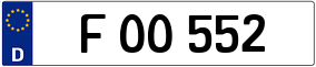 Truck License Plate